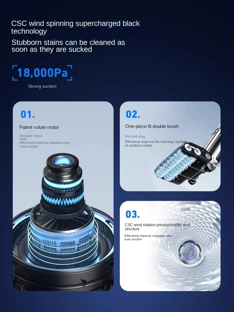 Haier X11station floor washing machine double roll brush germ removal washing drag suction machine automatic water supply 4