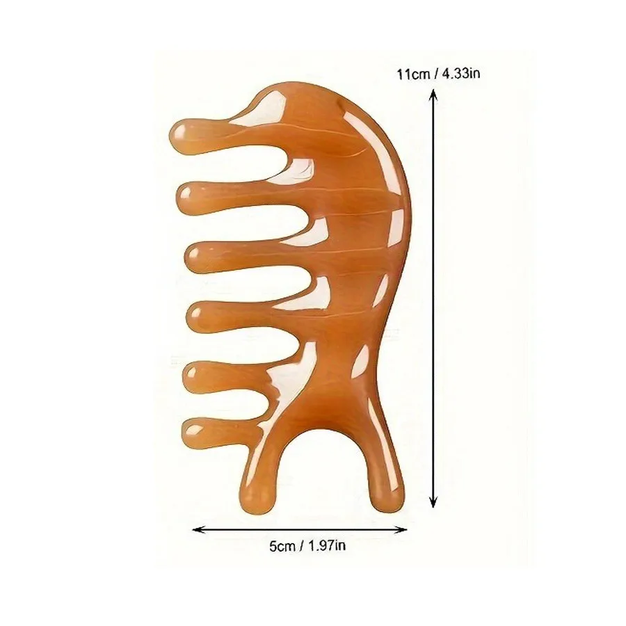 Dolphin-Shaped Gua Sha Massage Comb for Relax - Neck & Scalp Relaxation Tool, Home Use