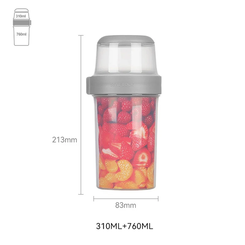 Portable Yogurt and Cereal to-Go Container Cup - China Yogurt