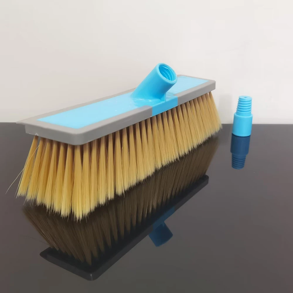 Autowaschbürste 26cm Schaumstoffbürstenkopf Autowaschmop Plastik Langhaarige Bürste für Haus und Auto Multifunktionale Reinigungsbürste – Detail 3