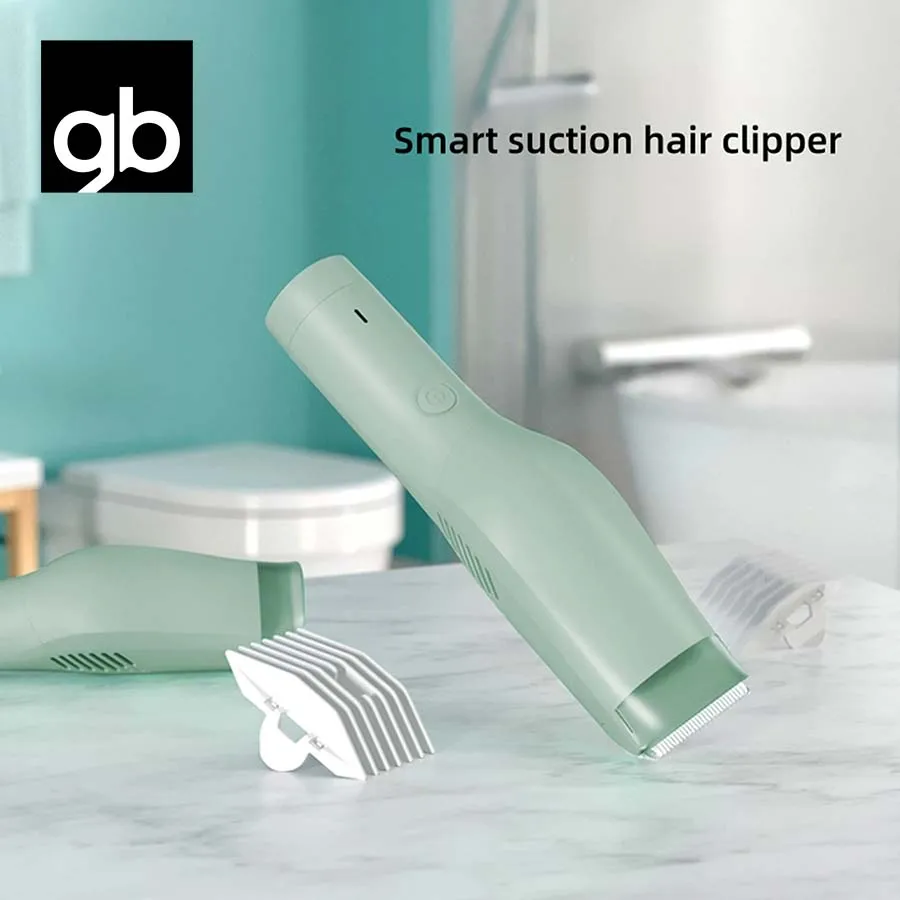 gb Smart suction hair clipper, for infants and children, USB charging, Can be used while charging, IPX6waterproof