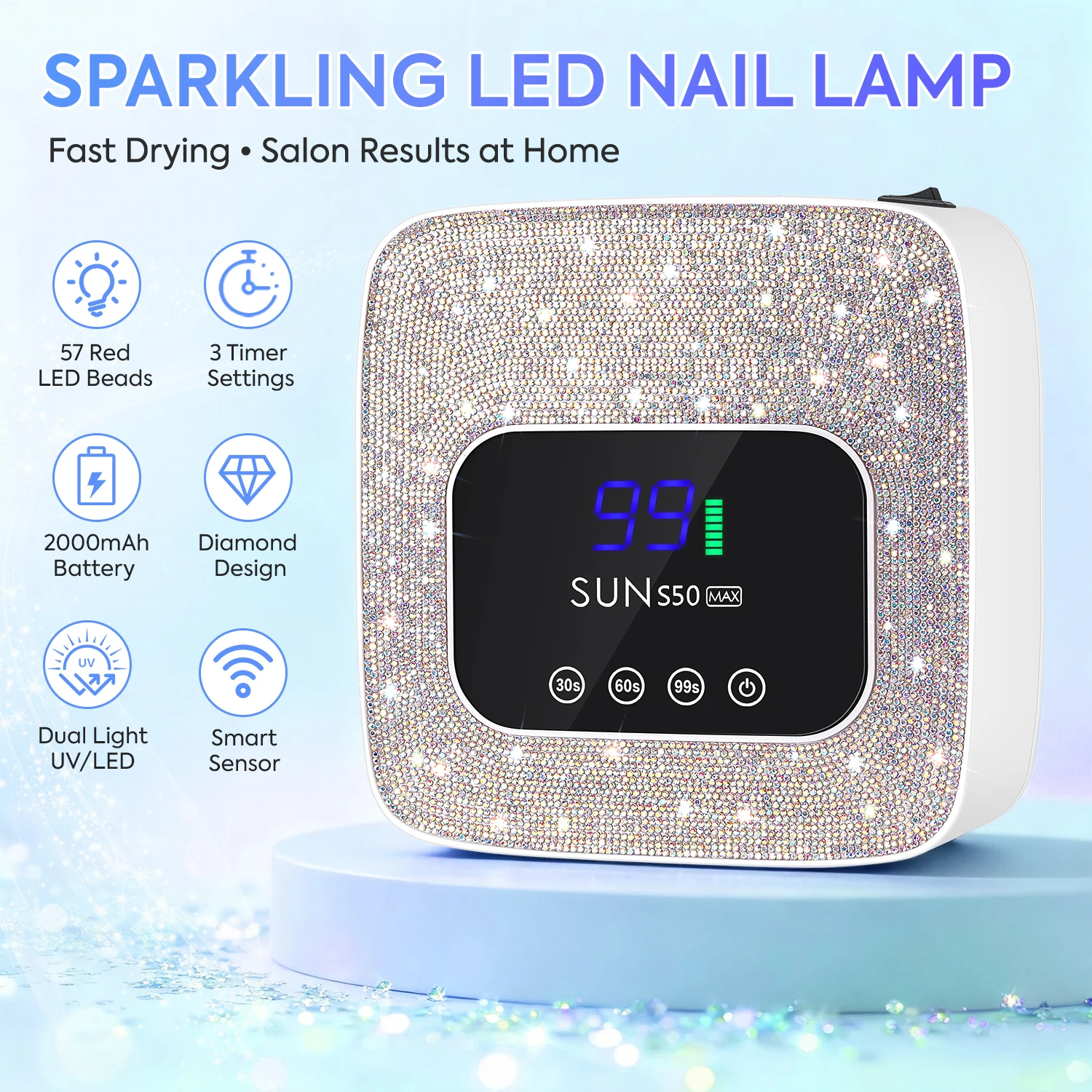 180W Cordless Nail Lamp 4