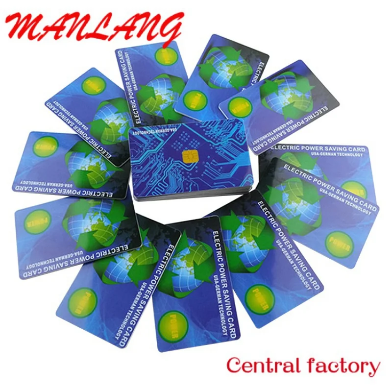 Custom  8000 anion energy-saving card/tera negative ion energy-saving card