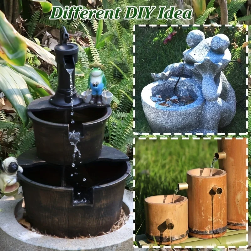 3.5W Off-white 3-layer Flowing Water Solar Bird Bath Fountain, Detachable Decorative Fountain, DIY Water Functionbird Feeder
