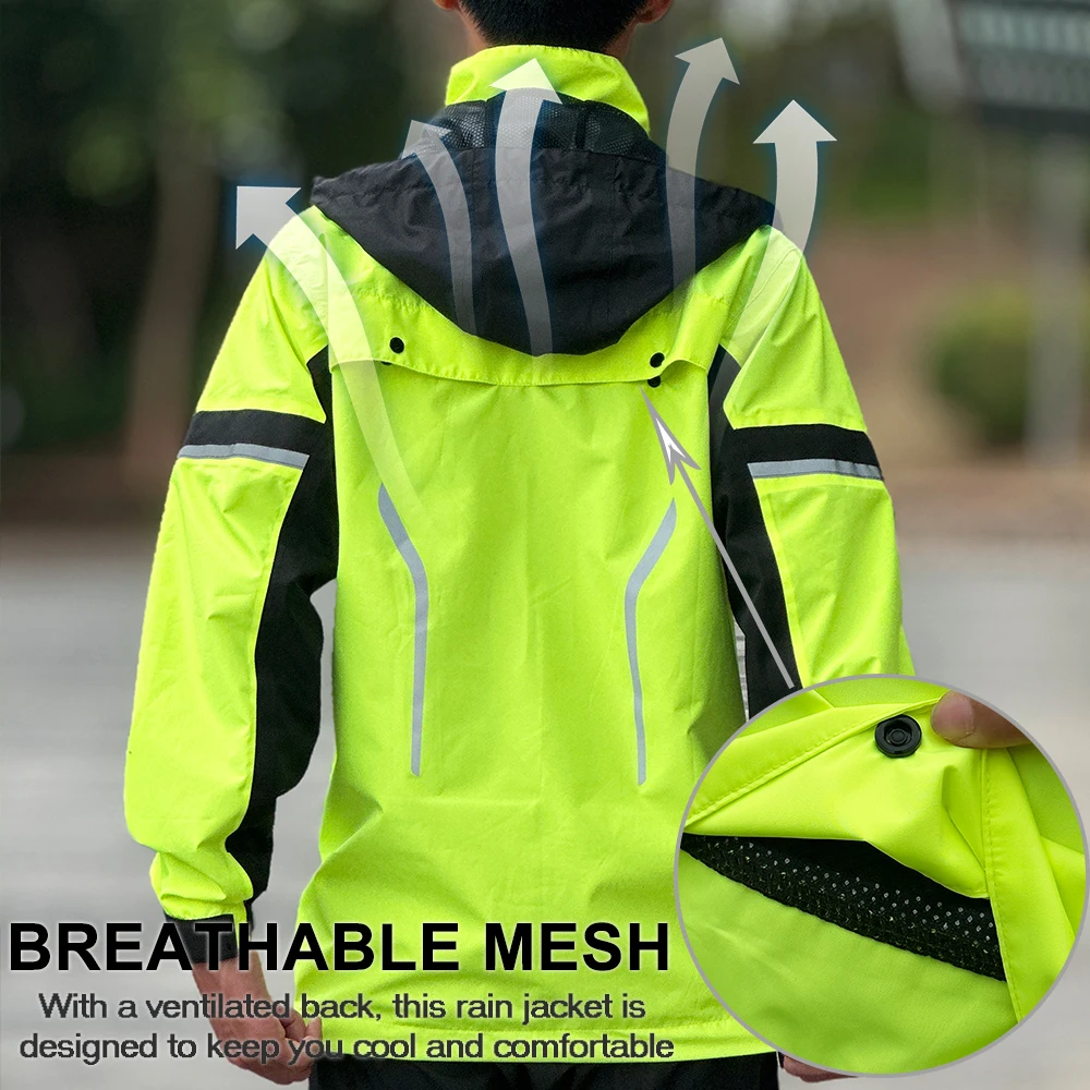 Motorcycle Raincoat Men Women Rainstorm Protection Motocross Waterproof Raincoat Moto Rider Rain Jacket Pants Rain Wear motorcycle raincoat raincoat suit bike raincoat