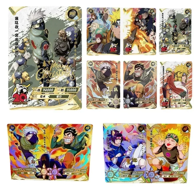 

Naruto PR 001-042 Cards Kakashi Gaara Sakura Tsunade Rare Trading Cards Anime Collection Card for Children's Christmas Gifts