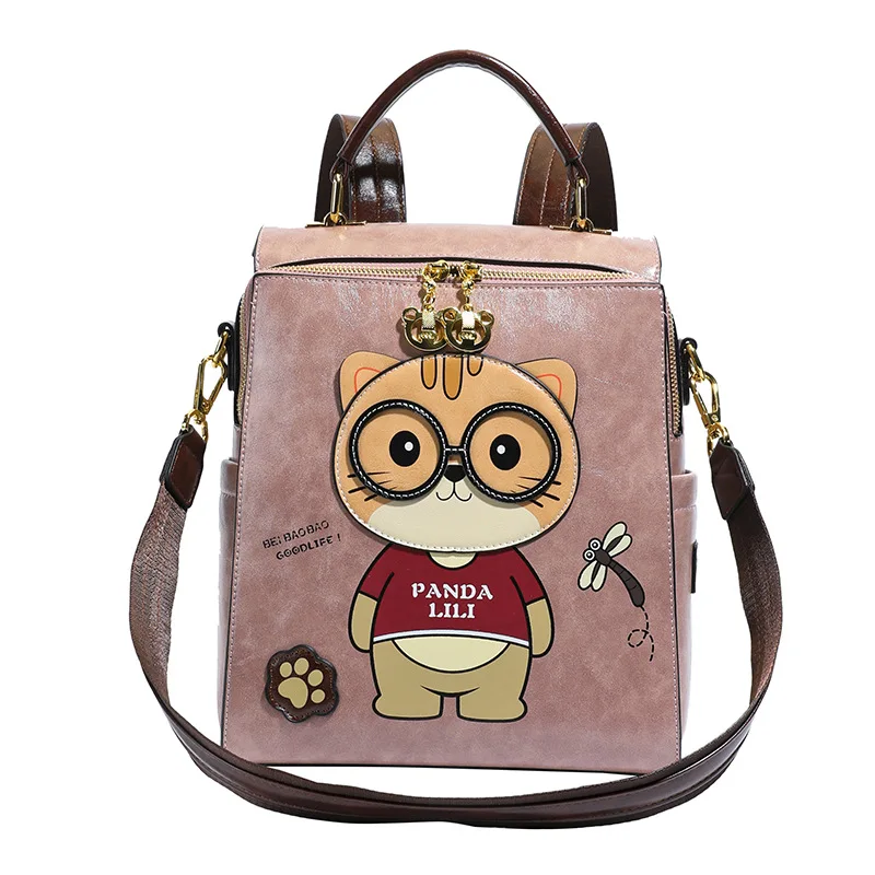 Zaino da donna alla moda Designer Zaino da viaggio in pelle Pu Borsa a tracolla casual Borse da scuola di alta qualità per ragazze adolescenti Sac - immagine 6
