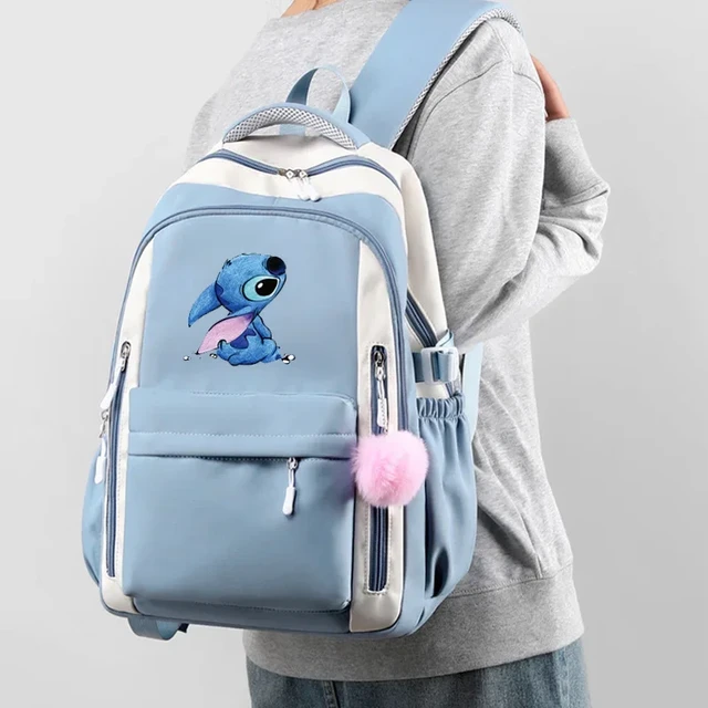 Disney-mochila de Stitch para niños y niñas, Bolsa Escolar de 3 piezas de  Anime, con capacidad para regalo, para viaje, portátil y escolar -  AliExpress