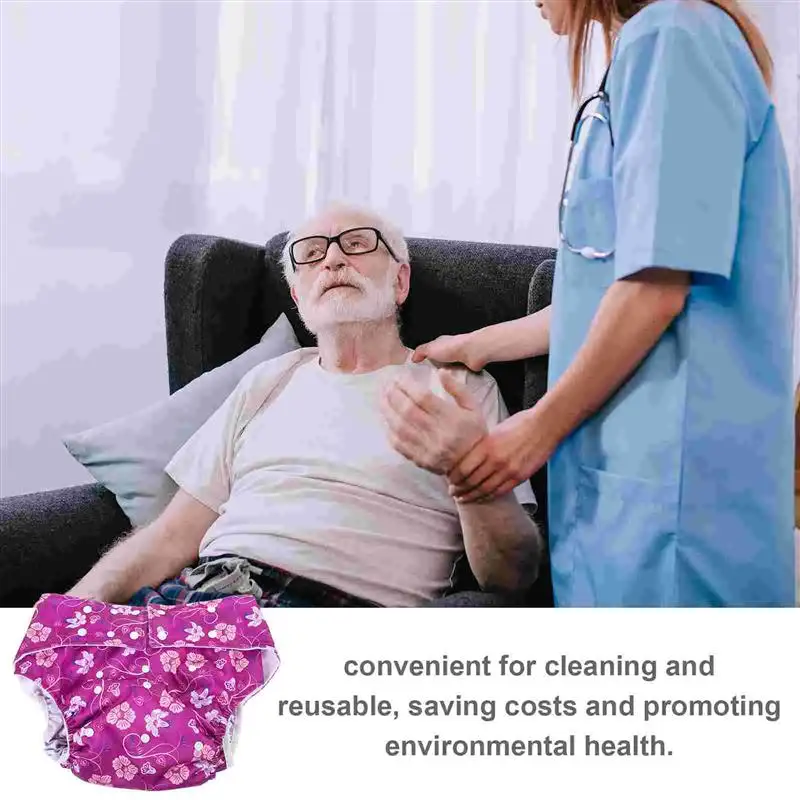 Adult Diaper Pants Elderly for Home Diapers Incontinence Nappies Pad Overnight Leakproof Anti-leak Reusable Urinal 2