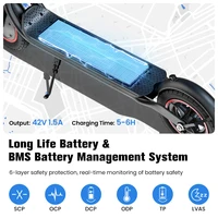 Trottinette électrique iScooter W6 10 pouces 500W pour adultes, 36V 10.5Ah, vitesse 35 km/h, application compatible, autonomie 30 km, trottinettes électriques urbaines 4