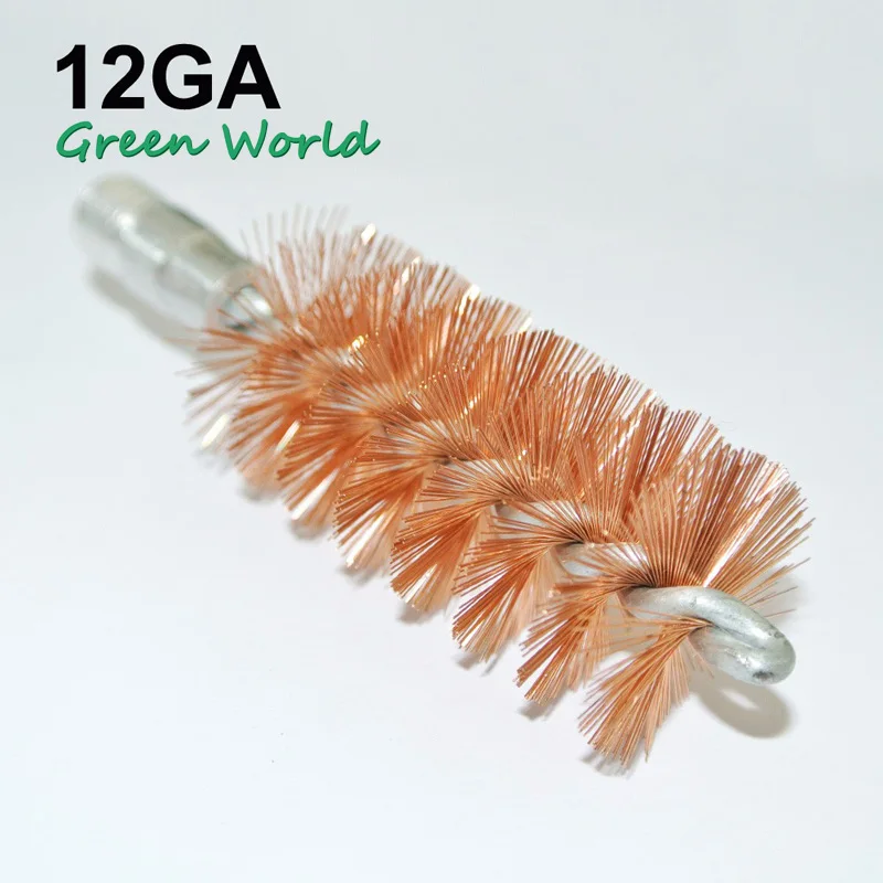 Gun Cleaning Brush Green World 3pcs/lot .50cal-12ga Phosphor Bronze Bore Brush Gun Clean Brush