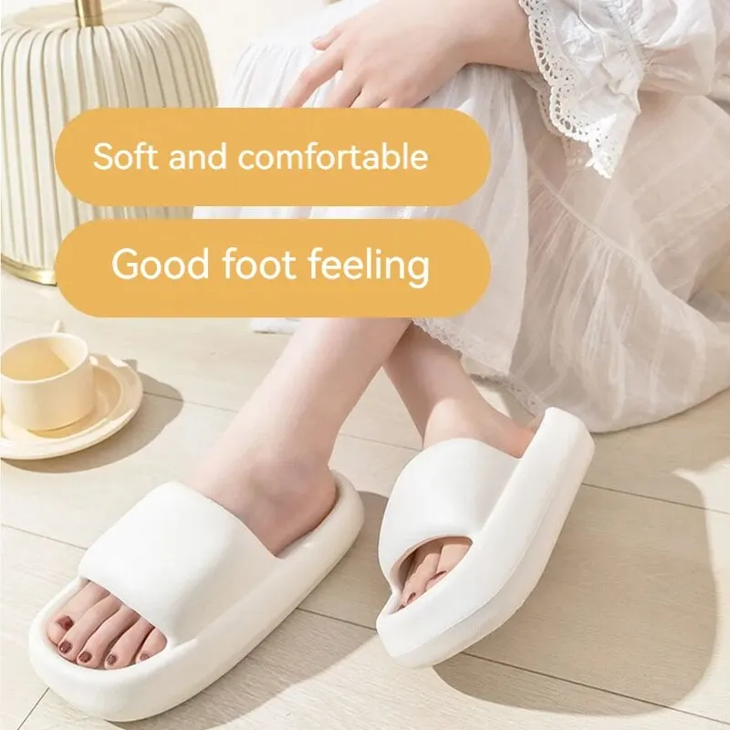 Indoor Slippers White Quick-Drying Non-Slip Indoor Bathroom Slippers ...
