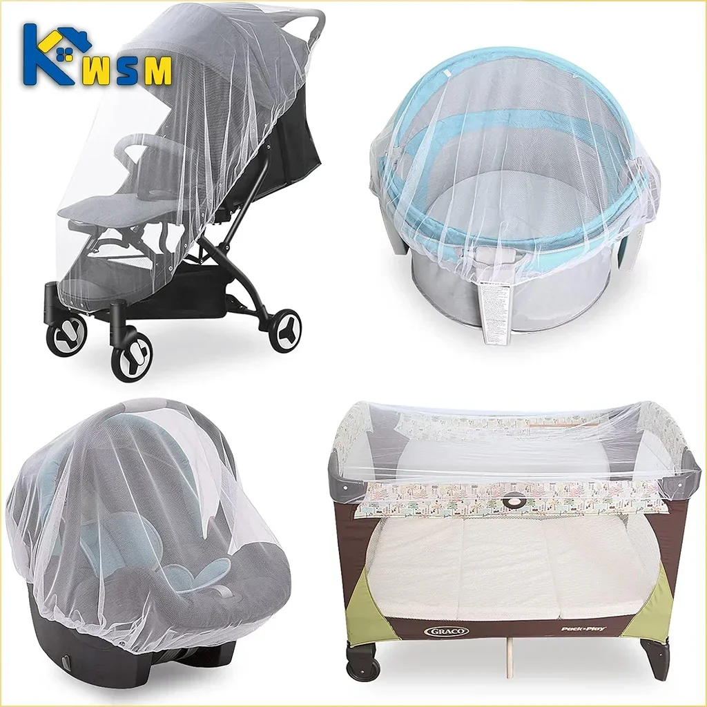 Baby Stroller Net Crib Mosquito Net Baby Mosquito Net for Stroller Reusable Bug Net for Stroller Portable Mini Crib Portable & Durable Baby Insect Netting