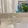 X90F Clear Acrylic Butterfly Frame Flower Vases with Stable Base for Table Book Shelf 4