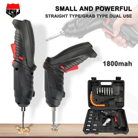 47PCS 3.6v Cordless Screwdriver Set with Rechargeable Lithium Battery Household Electric Drill Tool Kit for Maintenance Repair
