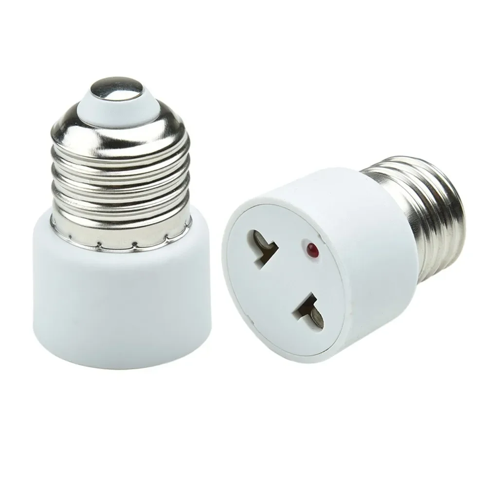 E27 Bulb To US/EU Plug Light Fixture Bulb Base Lamp Socket Adapter Convert E27 Base To Regular US/EU Plug Power Plug Adapter