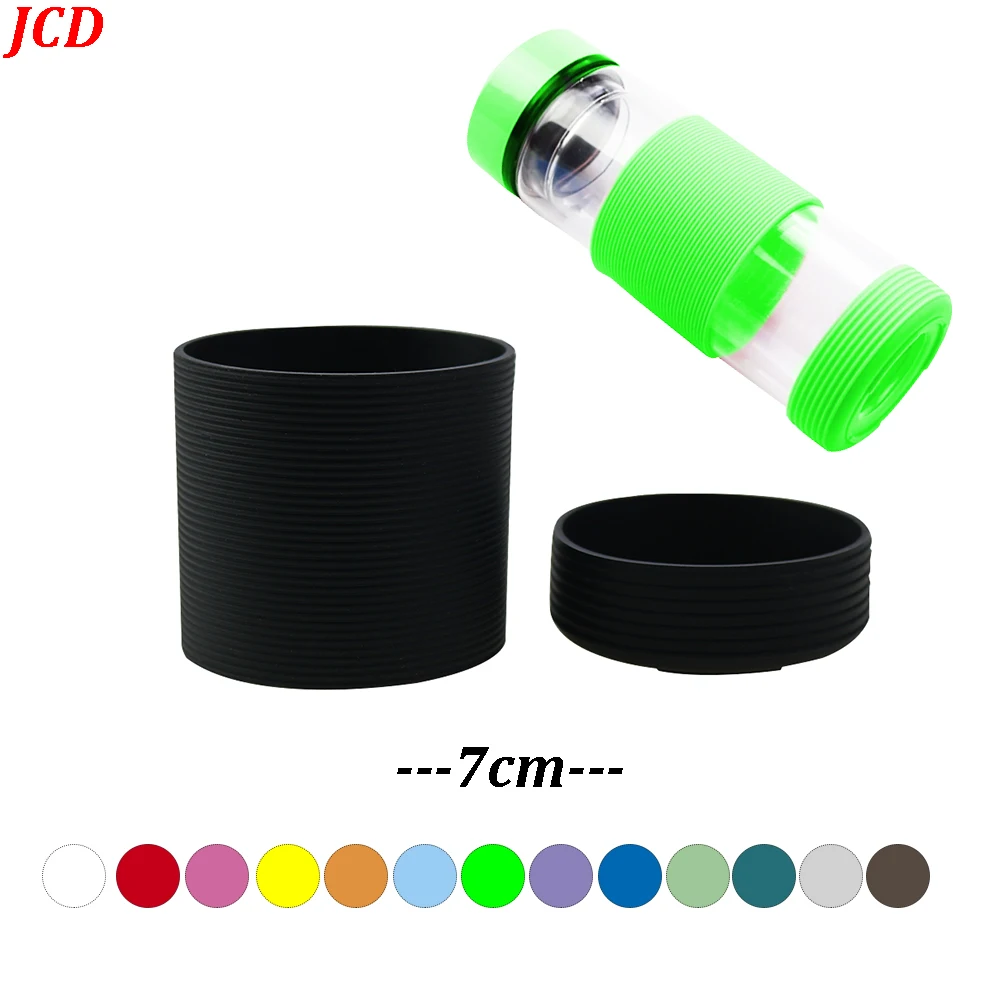 

7CM Glass Water Cup, Antiskid, Heat Insulation, Scald Resistant Silicone Thread Cup Cover, Bottom Cushion, Protective Cover
