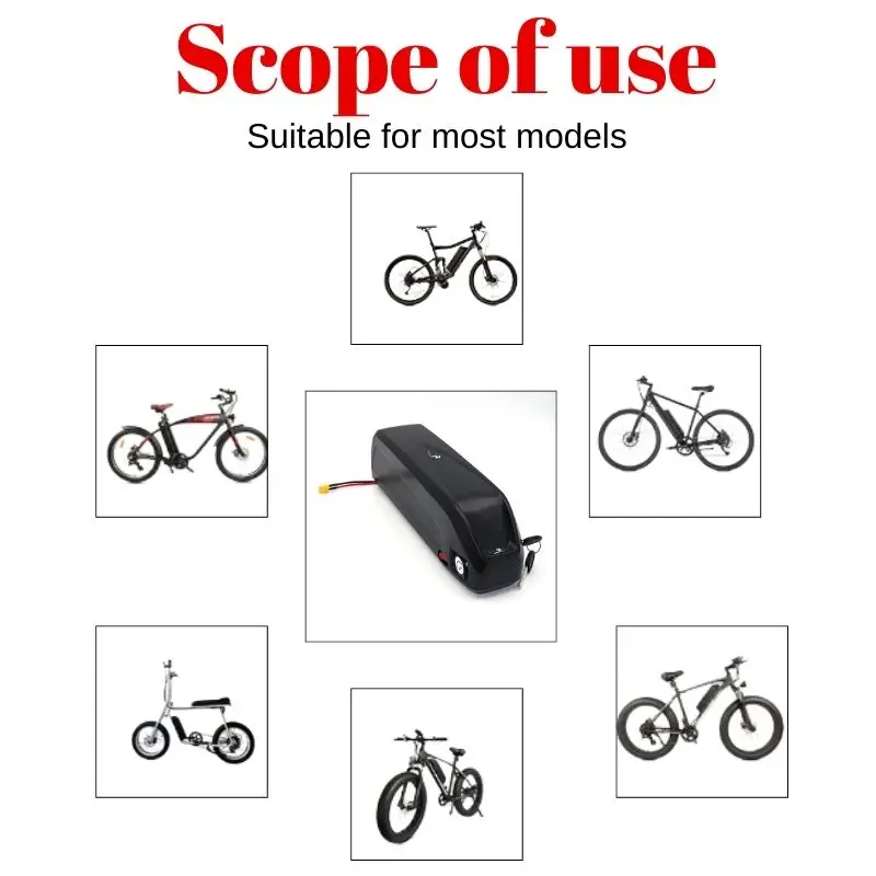 Hailong Electric Scooter Battery 36V 48V 52V 20Ah-30Ah for 250W~1000W Motorcycle/bicycle Waterproof Lithium Battery + Charger