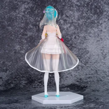 Anime Figure Wedding Dress Hatsune Miku Action Figures Kawaii Swimsuit Vocaloid PVC Collectible Model Toys Girl Gift 2