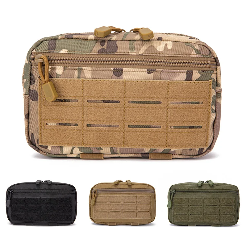  EDC Molle Tactical Pouch Waist Pack Compact Utility Pouches Military Waist Belt Bag Medical Bags Phone Case Hunting Accessories 