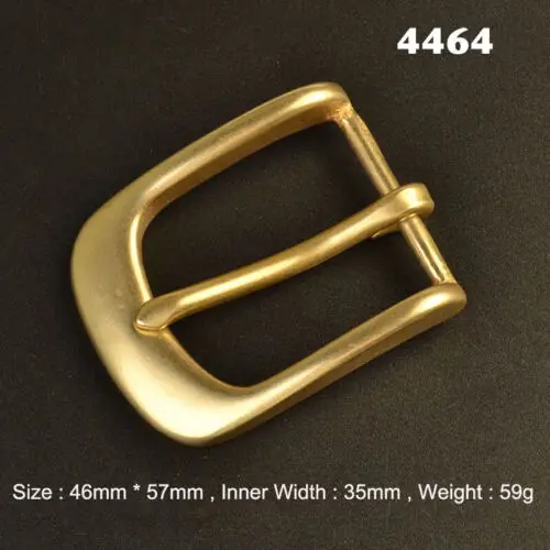 Premium Solid Brass Pin Buckle for Leather Craft and Belt Replacement
