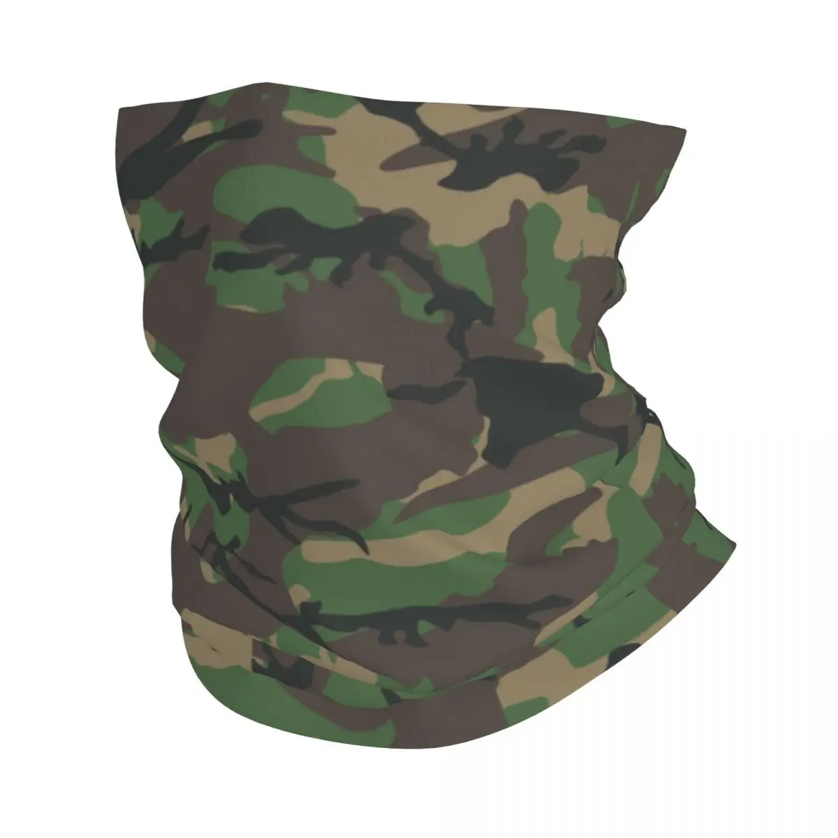 

Jungle Camouflage Bandana Neck Gaiter Printed Army Military Camo Mask Scarf Multi-use Face Mask for Men Women Adult Breathable