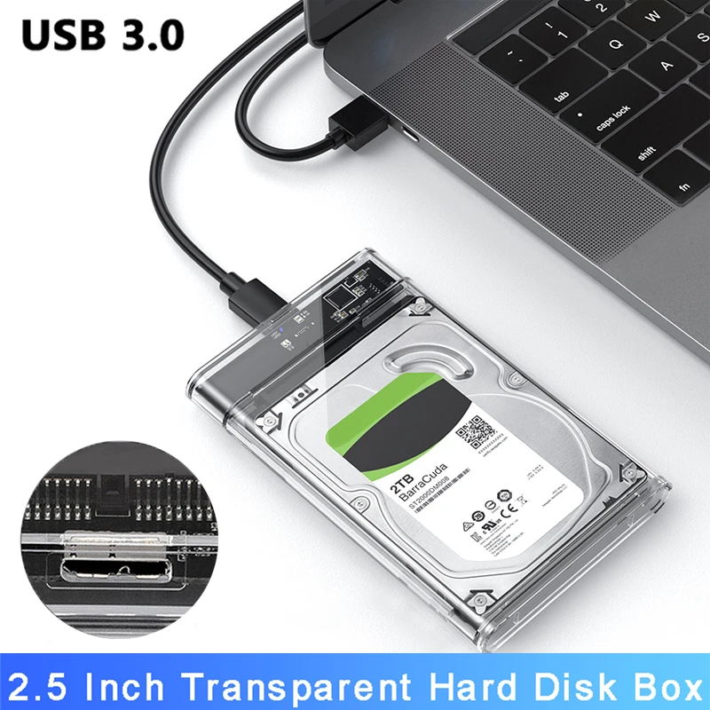 3 5 Zoll Festplattengehäuse Für 2 Festplatten USB-3-0-externes-Festplatten-geh-use-2-5-Zoll-Festplattengeh-use-5-Gbit