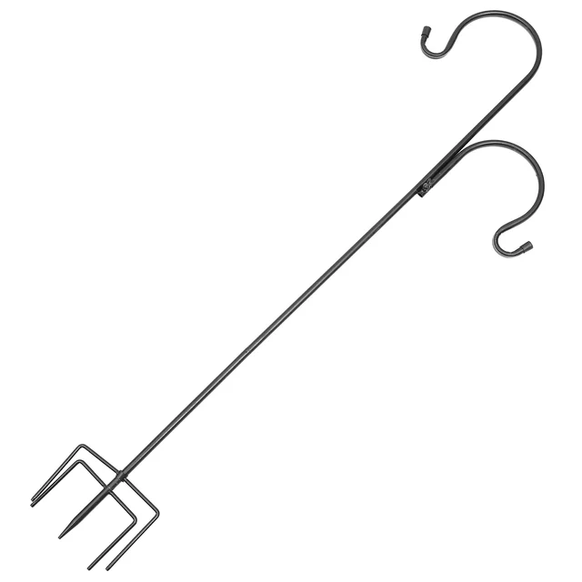 Lámpás Horgok Kültéri Virágcserepek Kert Ültetvényes Tét Madár Tápláló Állvány Alap Etető Állomás Pólus Zászló Fogas