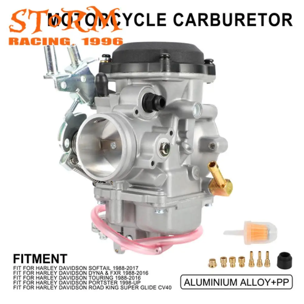 Carburetor Power Injection Motorcycle Parts For HARLEY DAVIDSON SOFTAIL DYNA FXR TOURING 1988 POAD KING SUPER DLIDE CV40