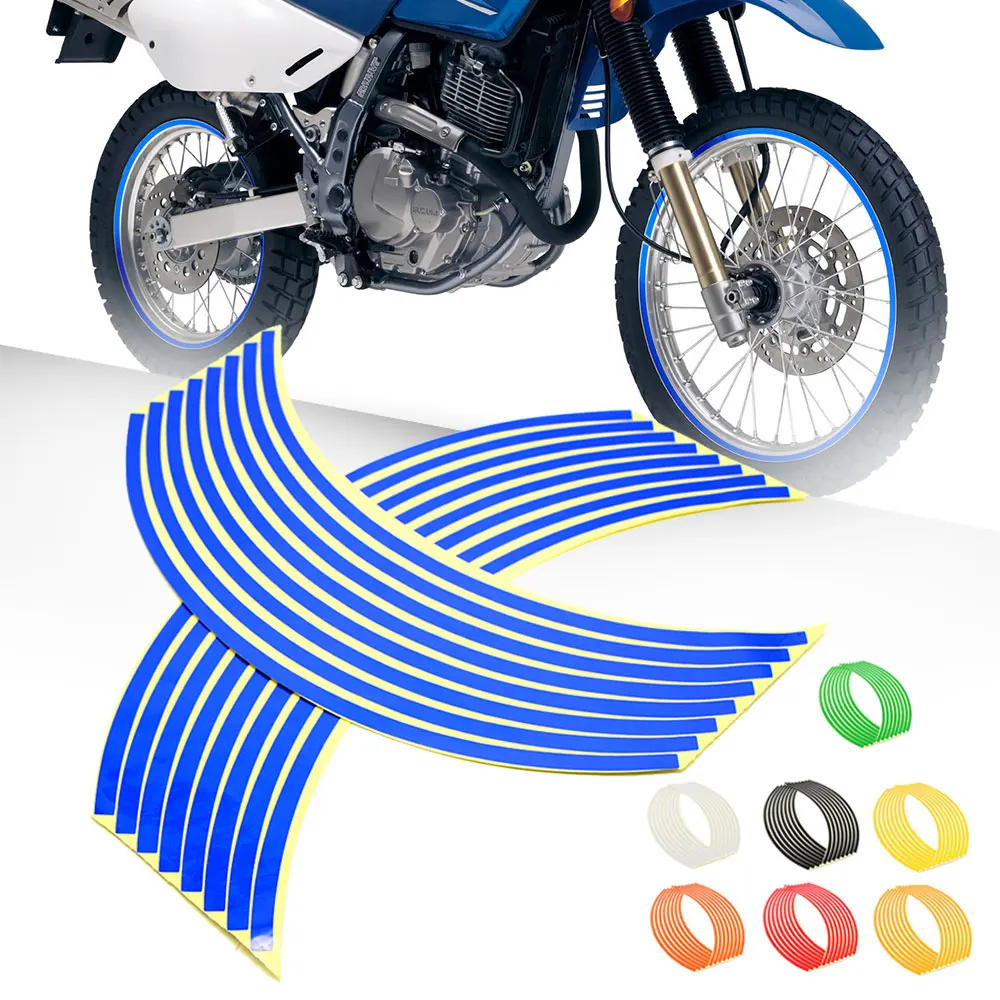 Universal 16 17inch Motorcycle Stickers Wheel Reflective Rim Stripe Tape Bike For Yamaha VMAX XMAX 125 250 400 300 1700 1200 125 r3 1200 r3 1300x r3 1300 r5 1400 r5 1500 r5 1500x r5 1600 r5 1600x r7 1700 r7 1700x r7 1800x am4 cpu