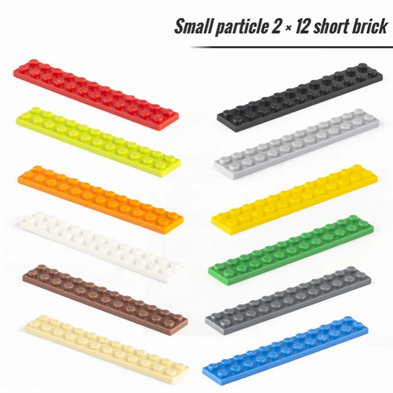 10Pcs Small Particle 2445 2x12 Plate Building Block Flat DIY Parts ...