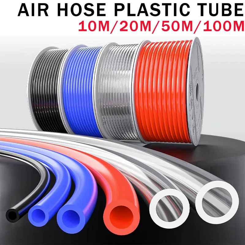 

10m/20m/50m/100meters Pneumatic Air Hose Plastic Tube 4mm 6mm 8mm 10mm 12mm Air Hose Tube Pneumatic Tube Polyurethane Tubing