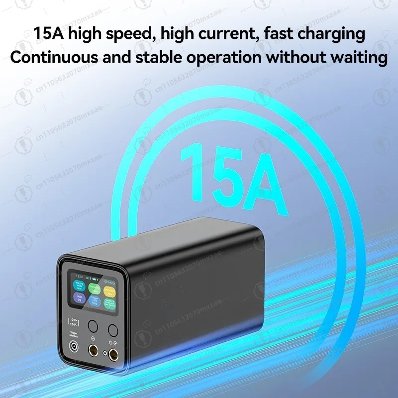 슈퍼 커패시터 스팟 용접기 UF20B 10.5kW 1750A 18650 리튬 배터리 및 니켈 스트립용 - 휴대용 미니 디자인