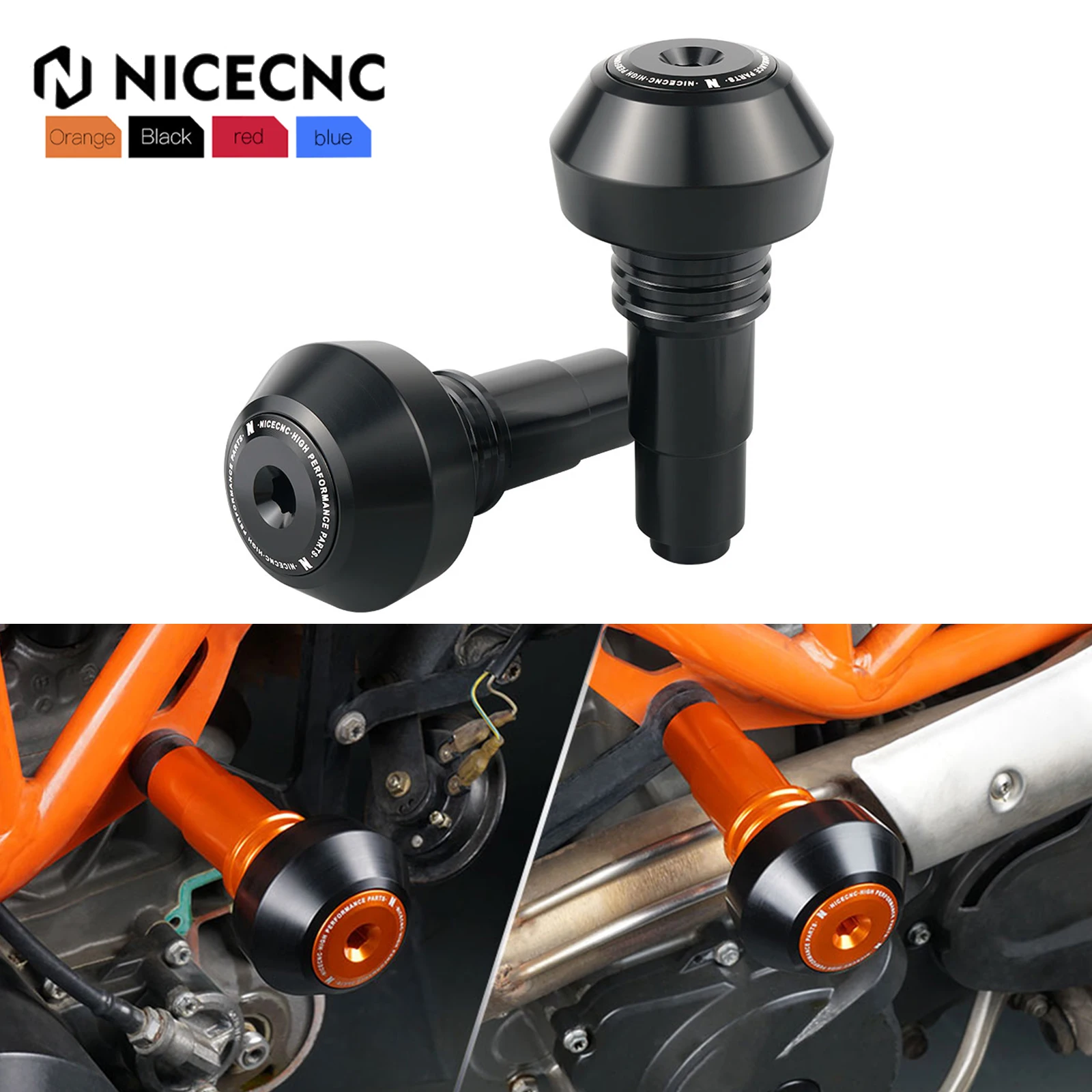 

For KTM 690 Enduro SMC R 2008-2024 Frame Sliders Protectors Husqvarna 701 Supermoto 701 Enduro 2016-2024 GasGas 700 SM ES 2024