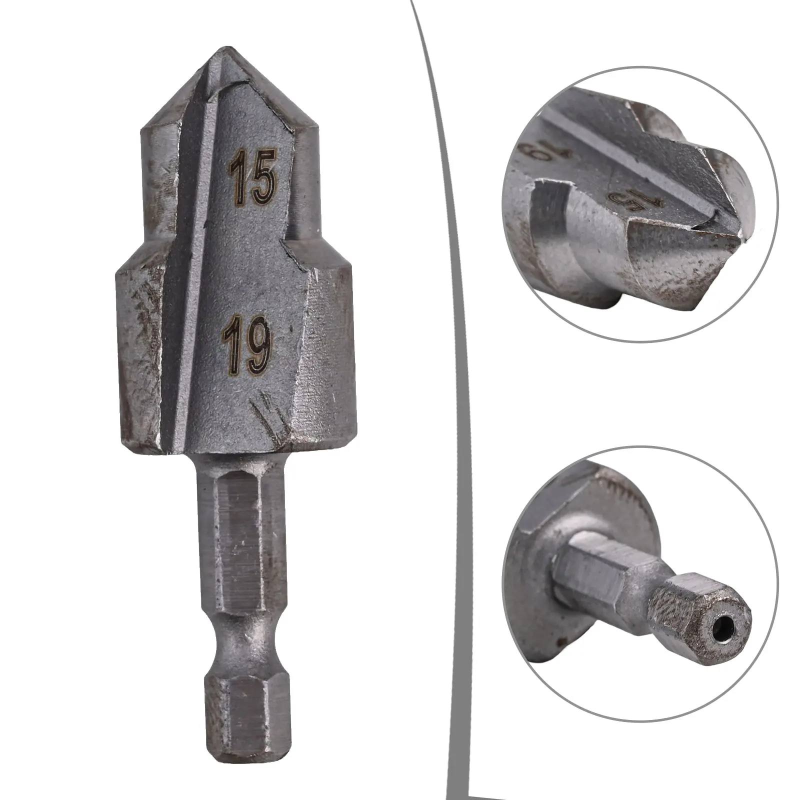 

1pc 6.35mm Hexagonal Shank Drill Bit Water Pipe Expansion Drill Punch Plumber