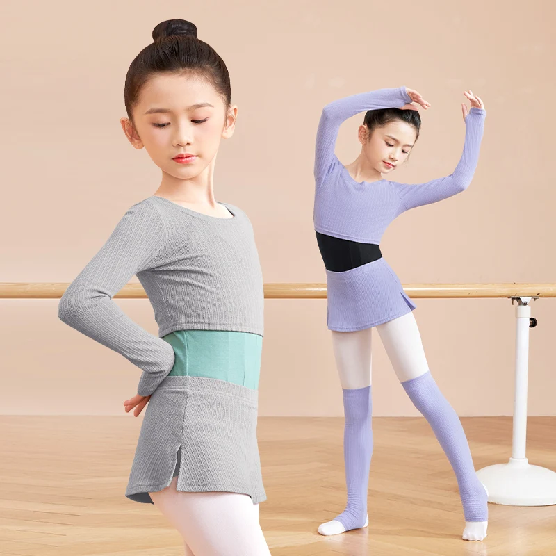 Abito Da Balletto Per Ragazze Con Gonna Tutù - Body In Cotone E Spandex, Schiena A Goccia, Per Danza E Ginnastica - Foto 8