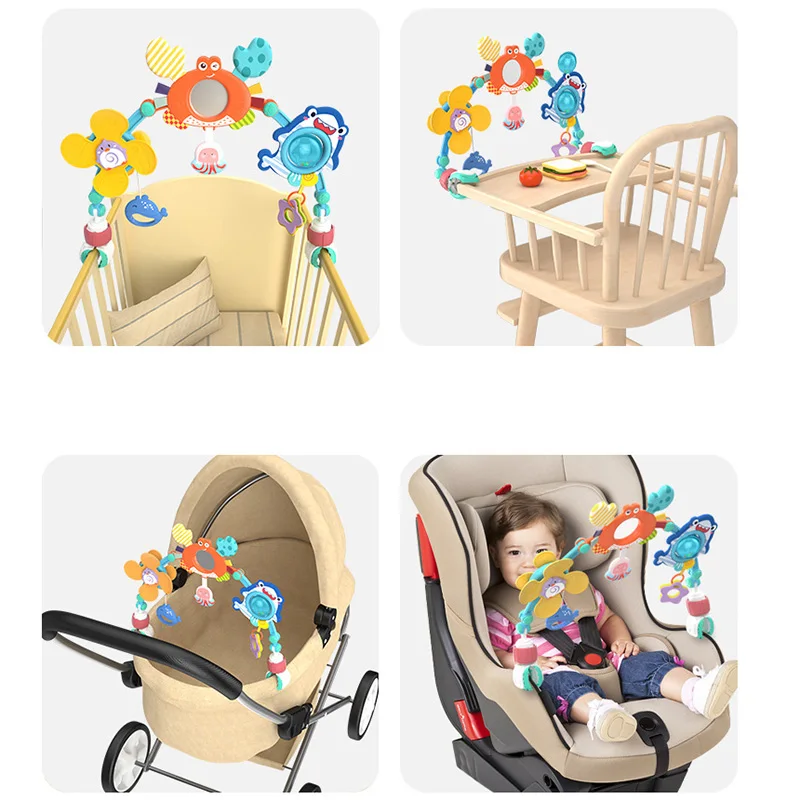 Rattles Toys For Baby Toy 0-12 Months Newborn Musical Mobile Toys For Bed  Crib Stroller Infant Mobile On The Bed Educational Toy - Baby Rattles &  Mobiles - AliExpress