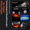 KEVANLY Solar Power Car Demon Eye Light Cool Flashing Warning Light Dynamic Safety Vehicle Signal Lights Universal 2