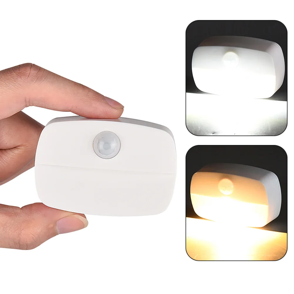 

Motion Sensor LED Night Light Wall Lamp Warm White 2700-3200K for Home Aisle WC Hallway Stair Kitchen Bedroom Night Lamp