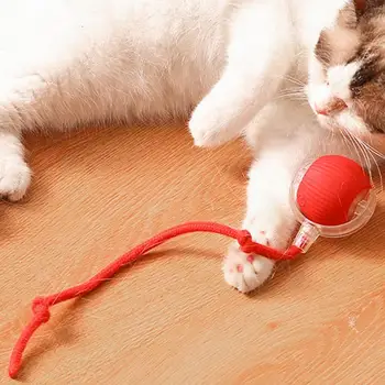 Interactive Cat Toys Ball Auto Electric Rolling Ball Toys for Cats/Kitty Pets Smart Automatic Teaser USB Rechargeable 4
