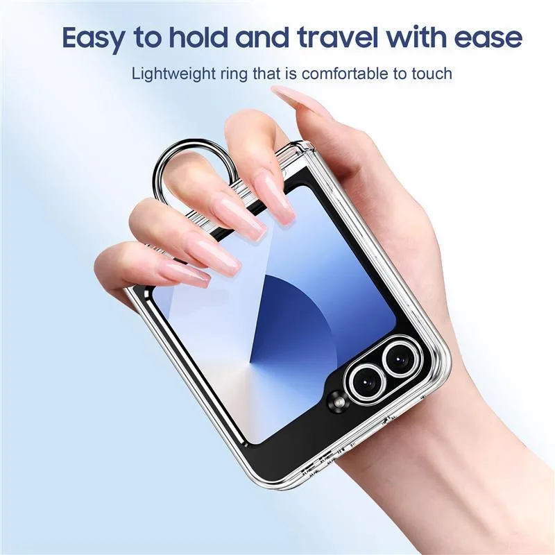 Luxury Ring Holder Card Slot Matte Wallet Case - Hard Shockproof Cover