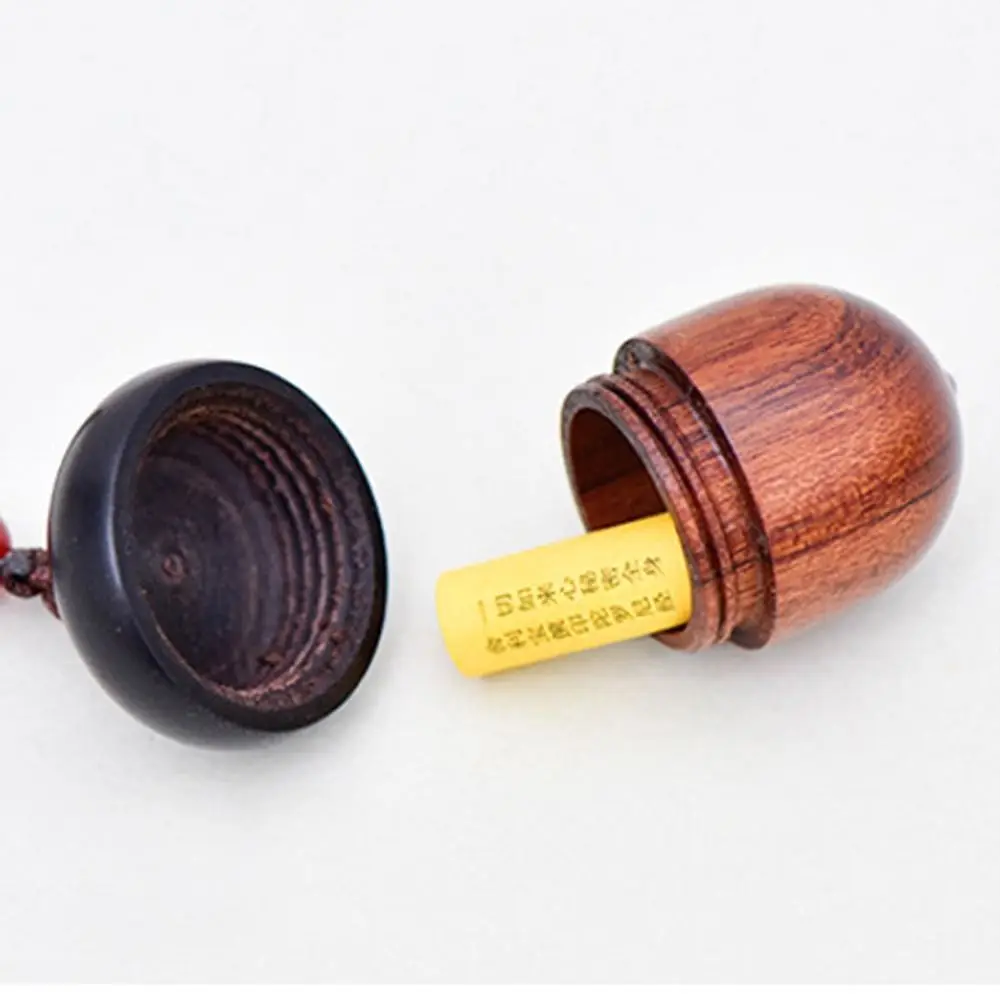 Mini Wooden Medicine Pill Box Storage Container