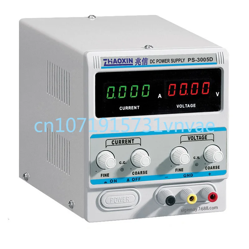 

DC Regulated Power Supply PS-3005D 30V5A Adjustable Power Supply High Precision Linear DC Experimental Maintenance