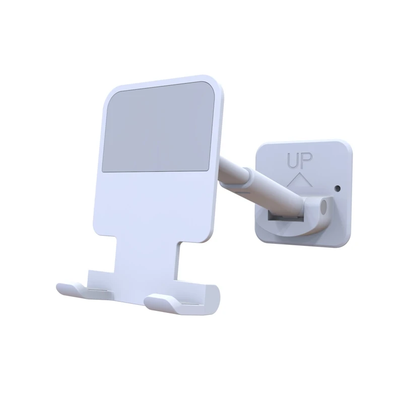 AXBUS Soporte de pared para teléfono, soporte para llaves de pared, estante  adhesivo para mesita de noche, ducha de pared para teléfonos inteligentes