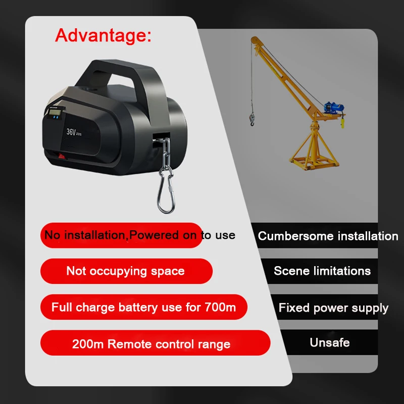 ElectricRopeClimbingmachineItemCarryingMachineNoInstallation