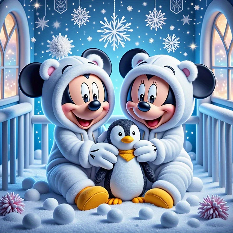 Mickey et Minnie Hivernal : Câlins, Douceur et Magie