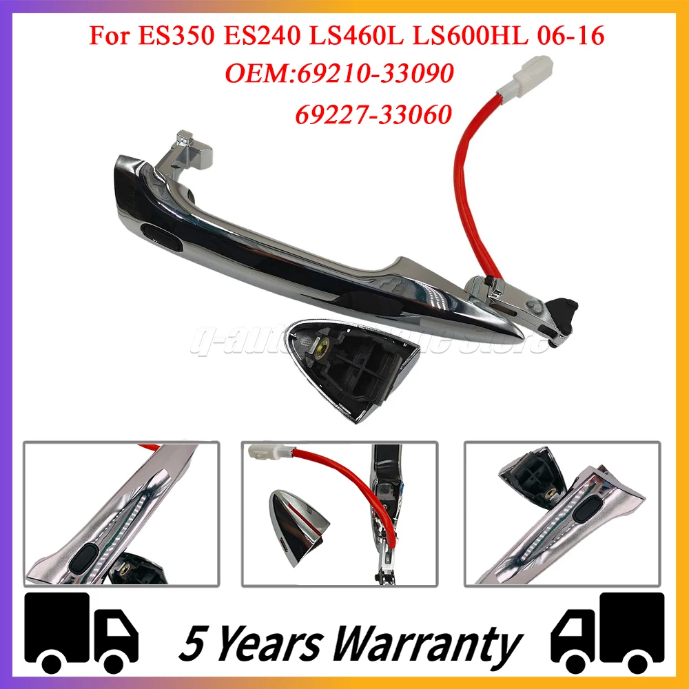 

Новая пуговица 69210-33090 69227-33060 для ES350 ES240 LS460L LS600HL 06-16 Тяговая ручка правая Индуктивная ручка дверь снаружи