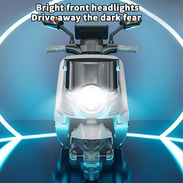 Children'S Electric Motorcycle Tricycle 1-6 Year Old Child Toy Car Rechargeable Remote Control With Music Light Ride On Toy Gift 3