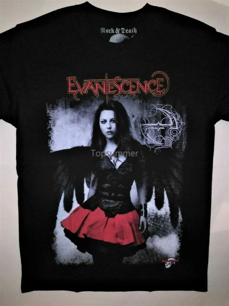 Evanescence - T-shirt unisex da uomo Classic Logo nera - XXL