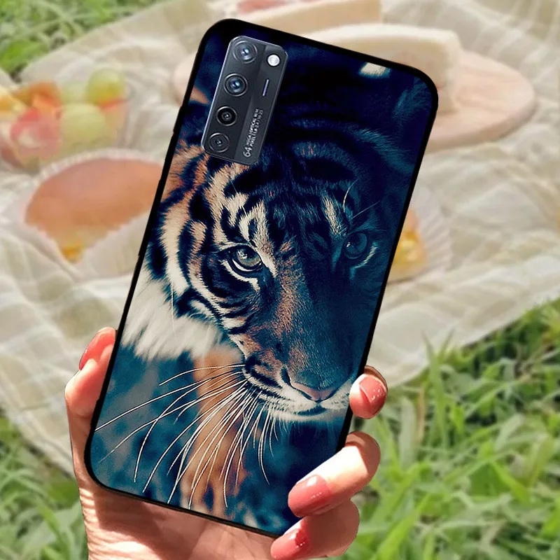 Enhanced Silicone Soft Marble Black Bumper Protective Case Cover